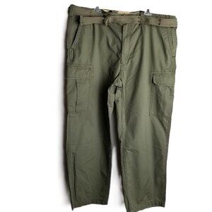626 Blue Vintage Surplus Cargo Pants 46x30 Olive Green Military Gorpcore Utility